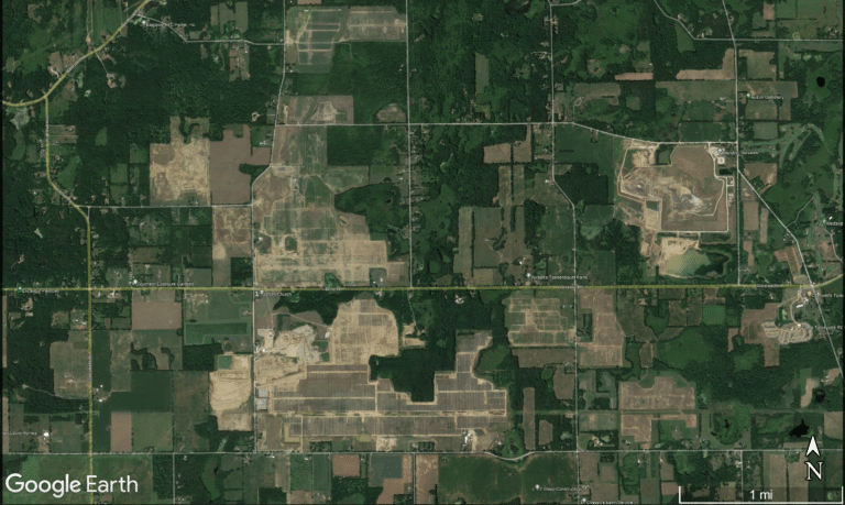 Calhoun Solar Project on Google Earth